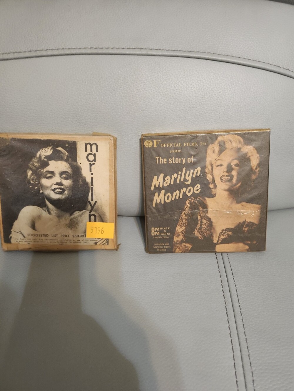 The Story of Marilyn Monroe Vintage 8mm Film Set - Black & Sepia Covers